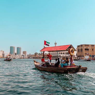 An Abra in the Dubai Creek