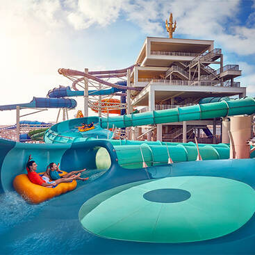 A slide at Aquaventure Atlantis