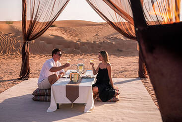 Enjoying Desert Safari