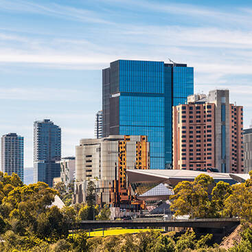 Adelaide city center