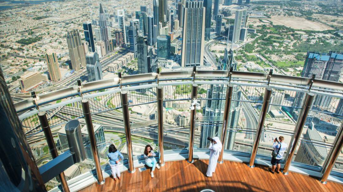A view from Burj Khalifa