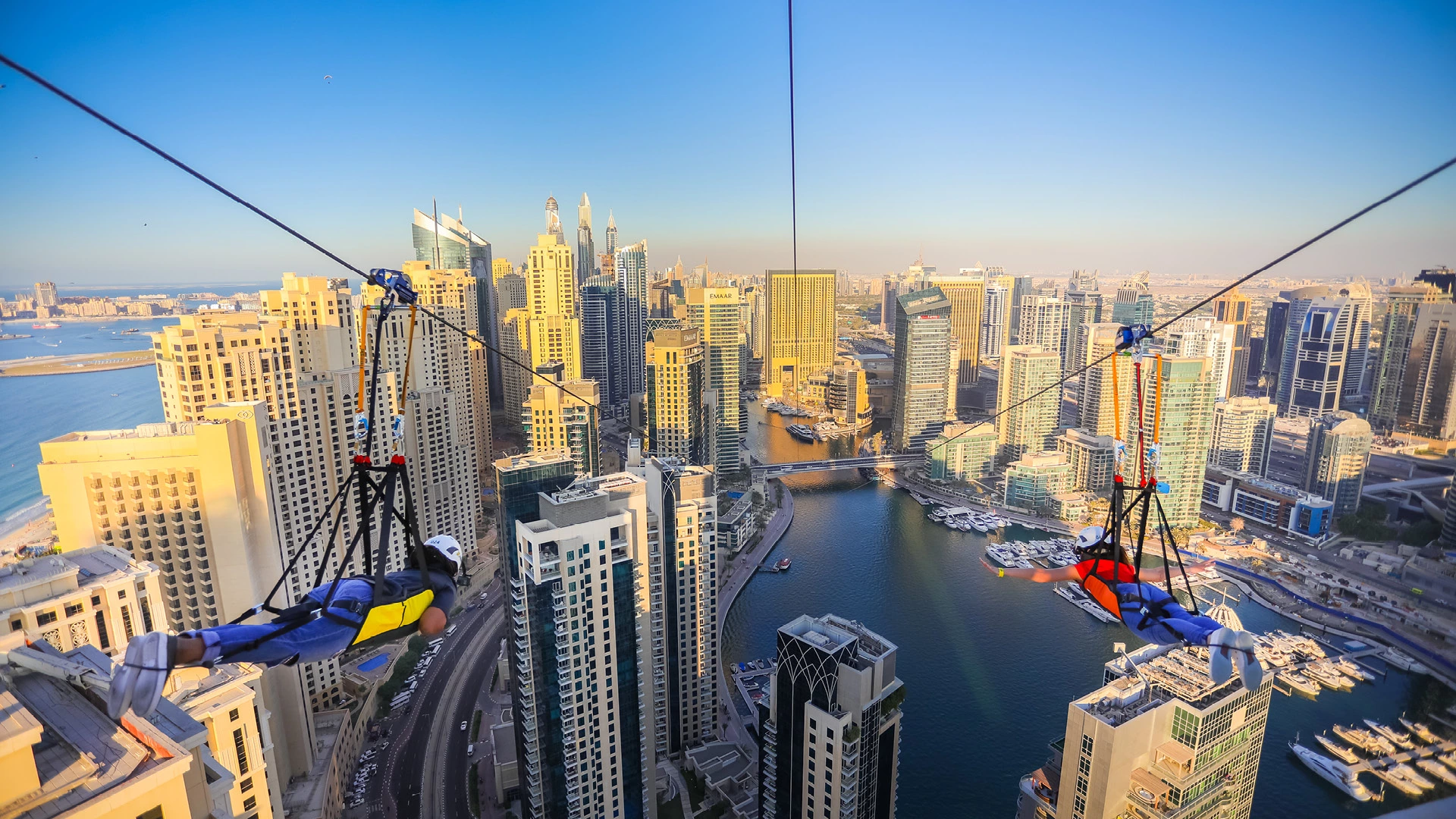 XLine Dubai Marina - Go Ziplining Solo, , large