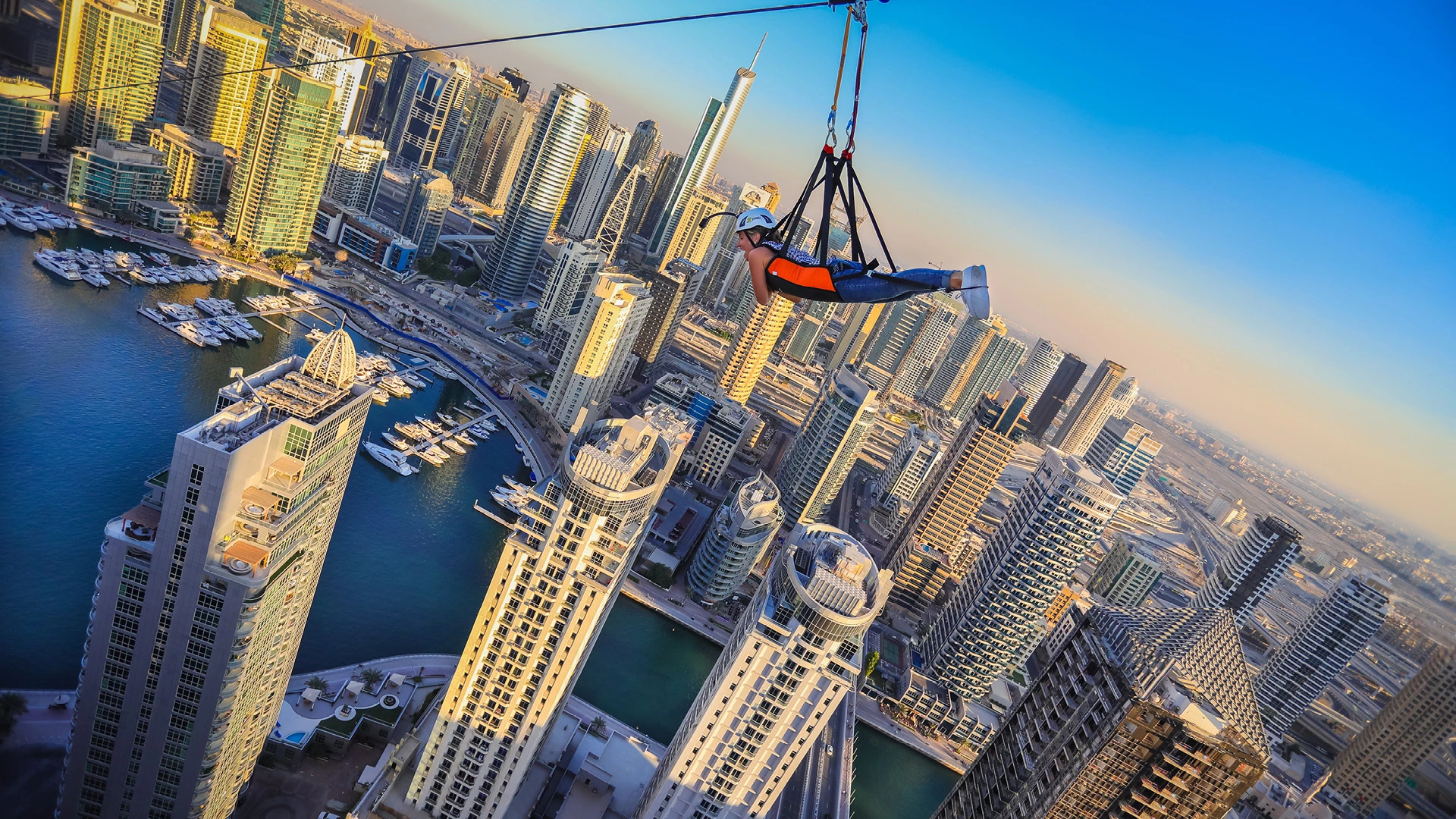 XLine Dubai Marina - Go Ziplining Solo, , large