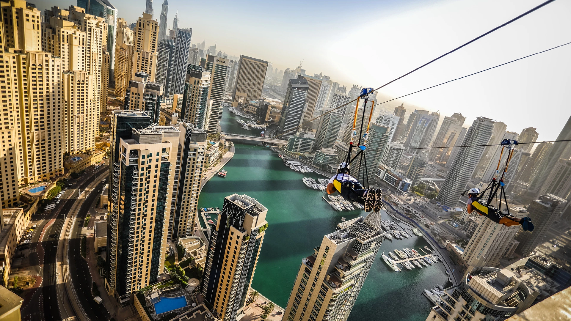 XLine Dubai Marina - Go Ziplining Solo