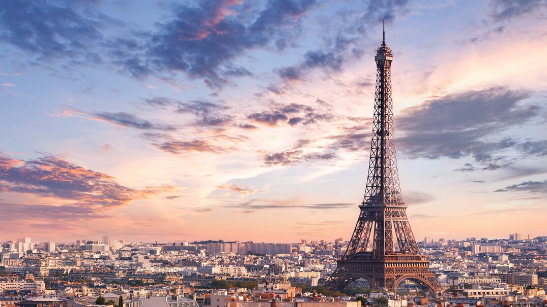 The Eiffel Tower at Sunrise